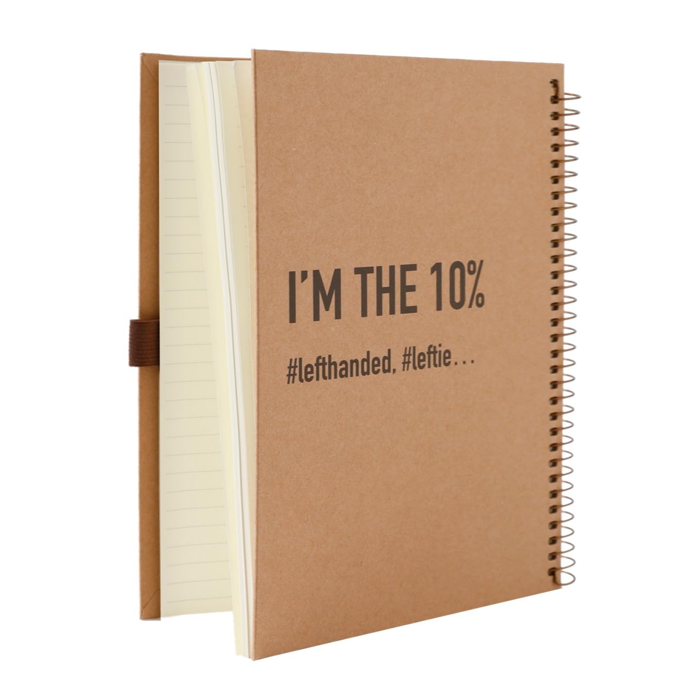 King Mills Left Handed Notebooks College Ruled, 160 Pages 1 Subject, Hard Cover Lefty Notebooks. Ideal Gifts for Left Handed People. Size 8.5" X