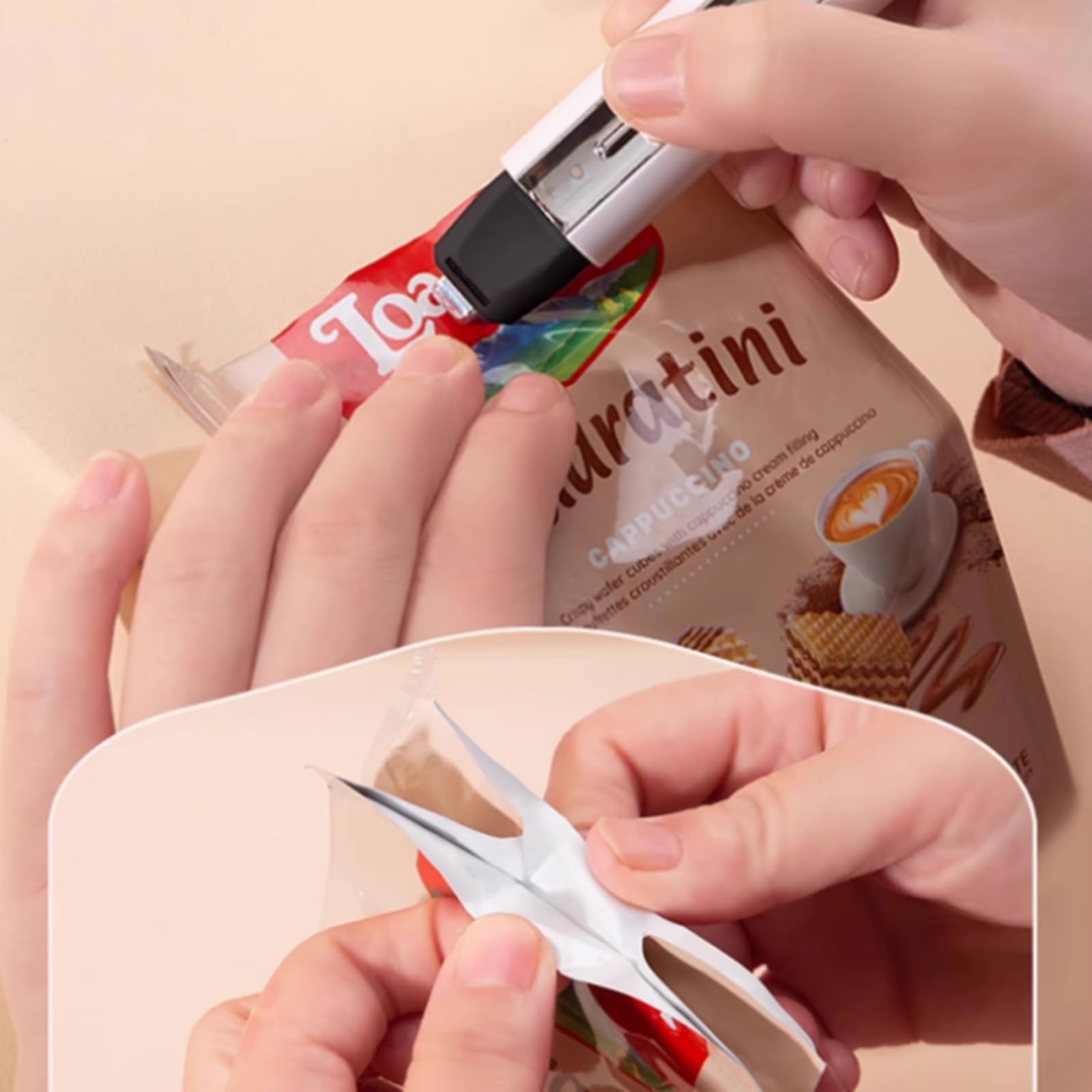 Mini Penna di Calore per Cancellare, Ottenere un Calore Ottimale in 3 Secondi, Retrazione Automatica a Batteria 500 MAh, Ottima per Progetti Fai -da -te, Carte, Regali