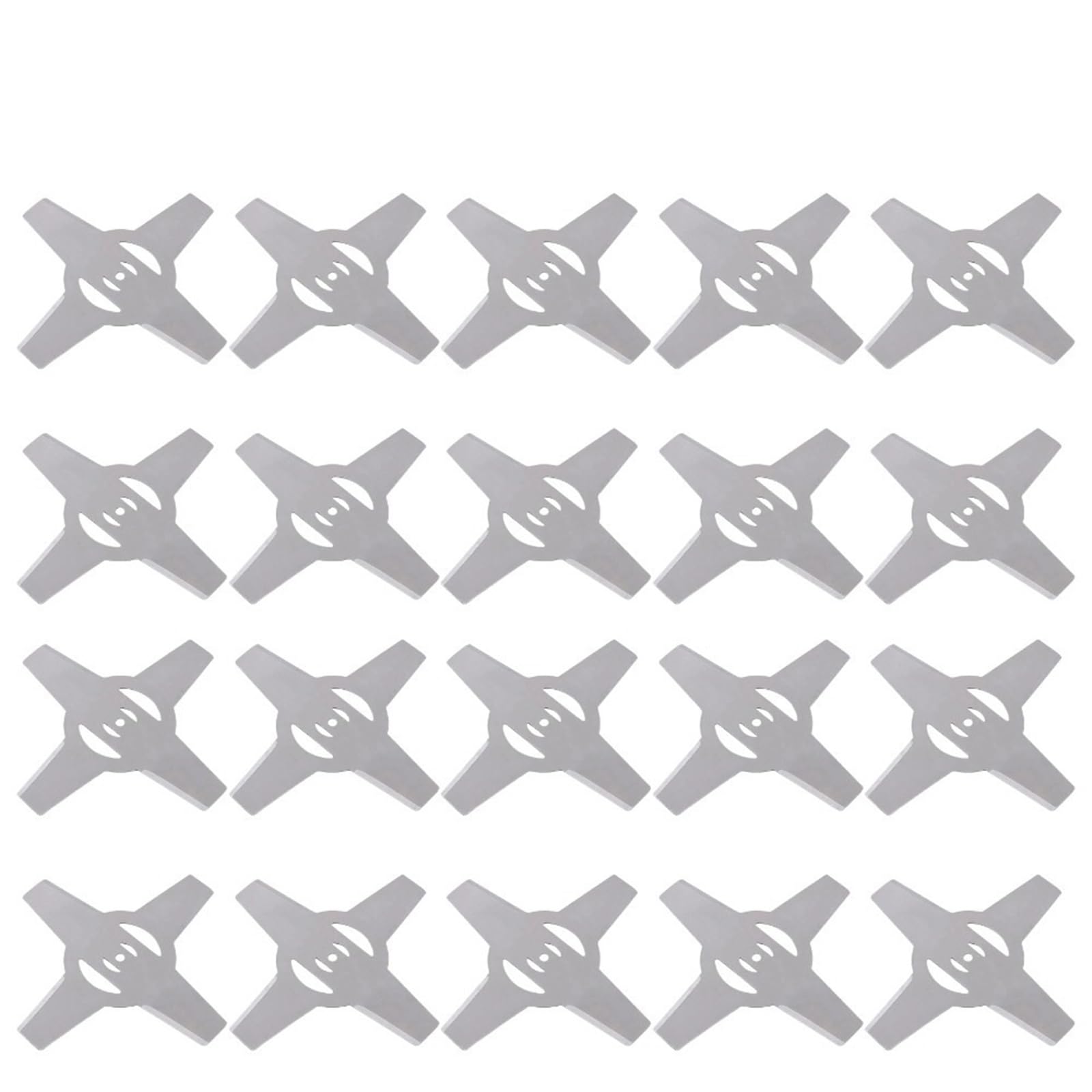 Cuchillas De Cabeza Cortadora De Cepillo Recortadora De Metal De 150mm, 4 Dientes For Piezas De Repuesto De Cortacésped(20pcs)
