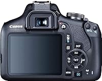 Vista 2 de Canon EOS 2000D / Rebel T7 DSLR Camera w/EF-S 18-55mm f/3.5-5.6 Lens 3 Lens Kit: 128GB Memory + Wide Angle + Telephoto + Flash (Renewed)