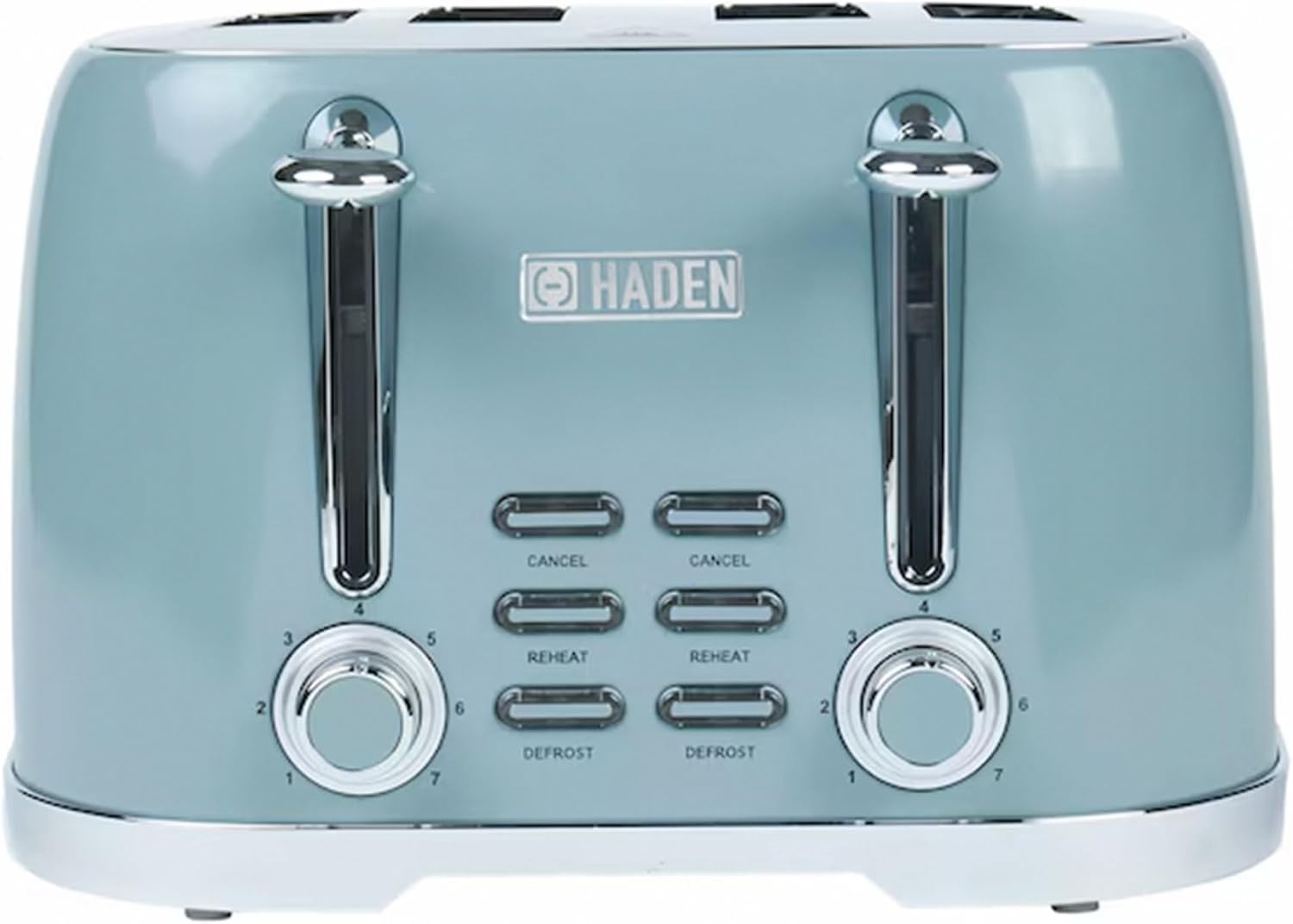 Haden Brighton 4 Slice Wide Slot Stainless Steel Toaster with
