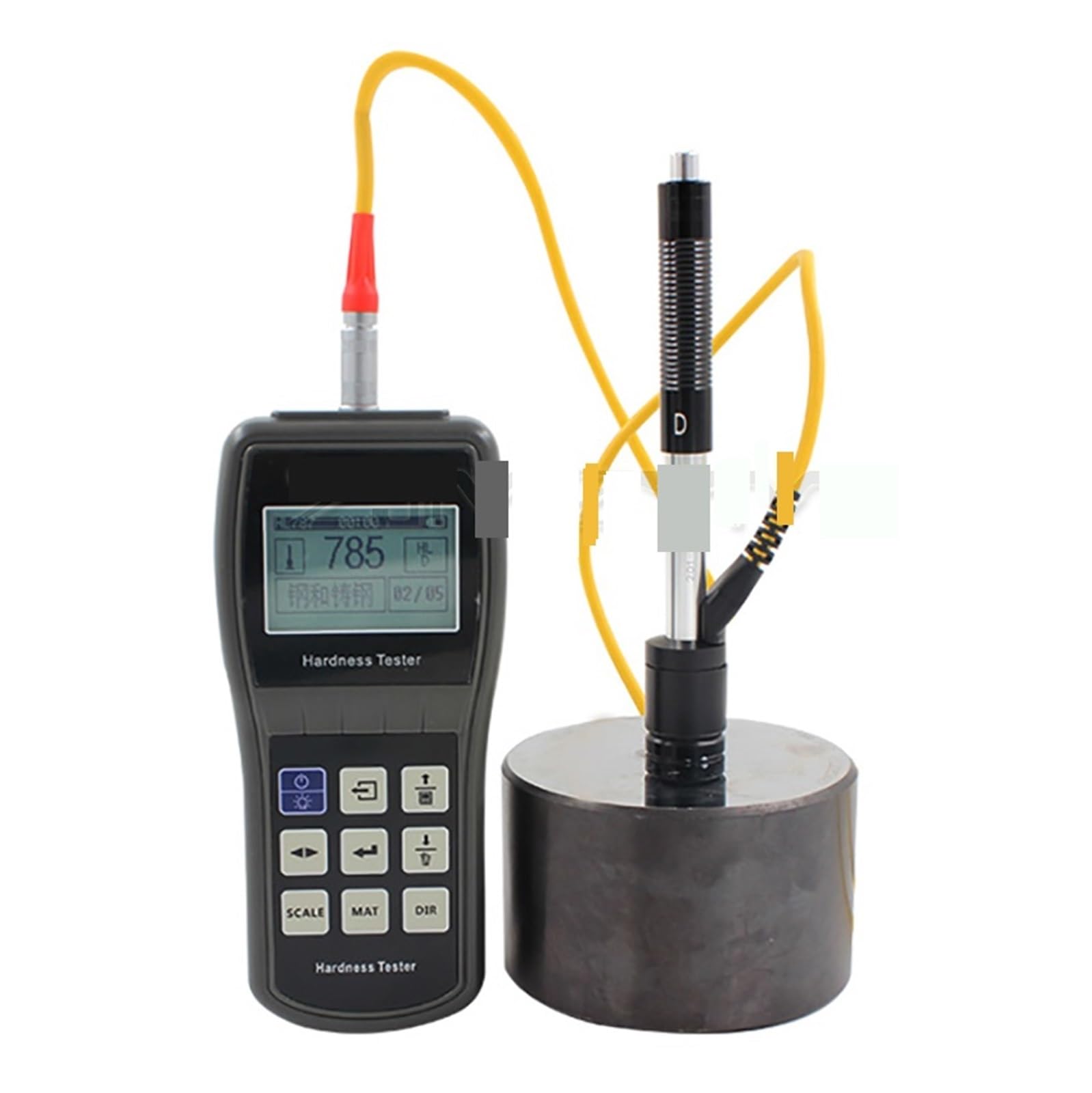 CUDTAPI Professional Leeb Hardness Tester Sclerometer Durometer Stainless Steel Alloy Iron Copper Metal Hardness Tester Meter