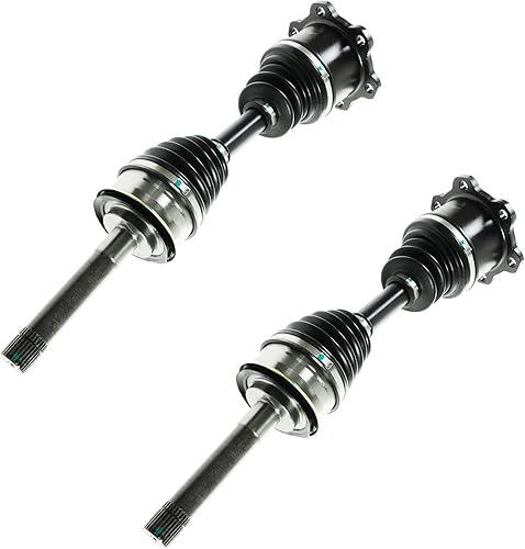 Conjunto de conjunto de eje CV delantero del lado del conductor y del pasajero, botas de neopreno moly engrasadas compatibles con Toyota 4Runner