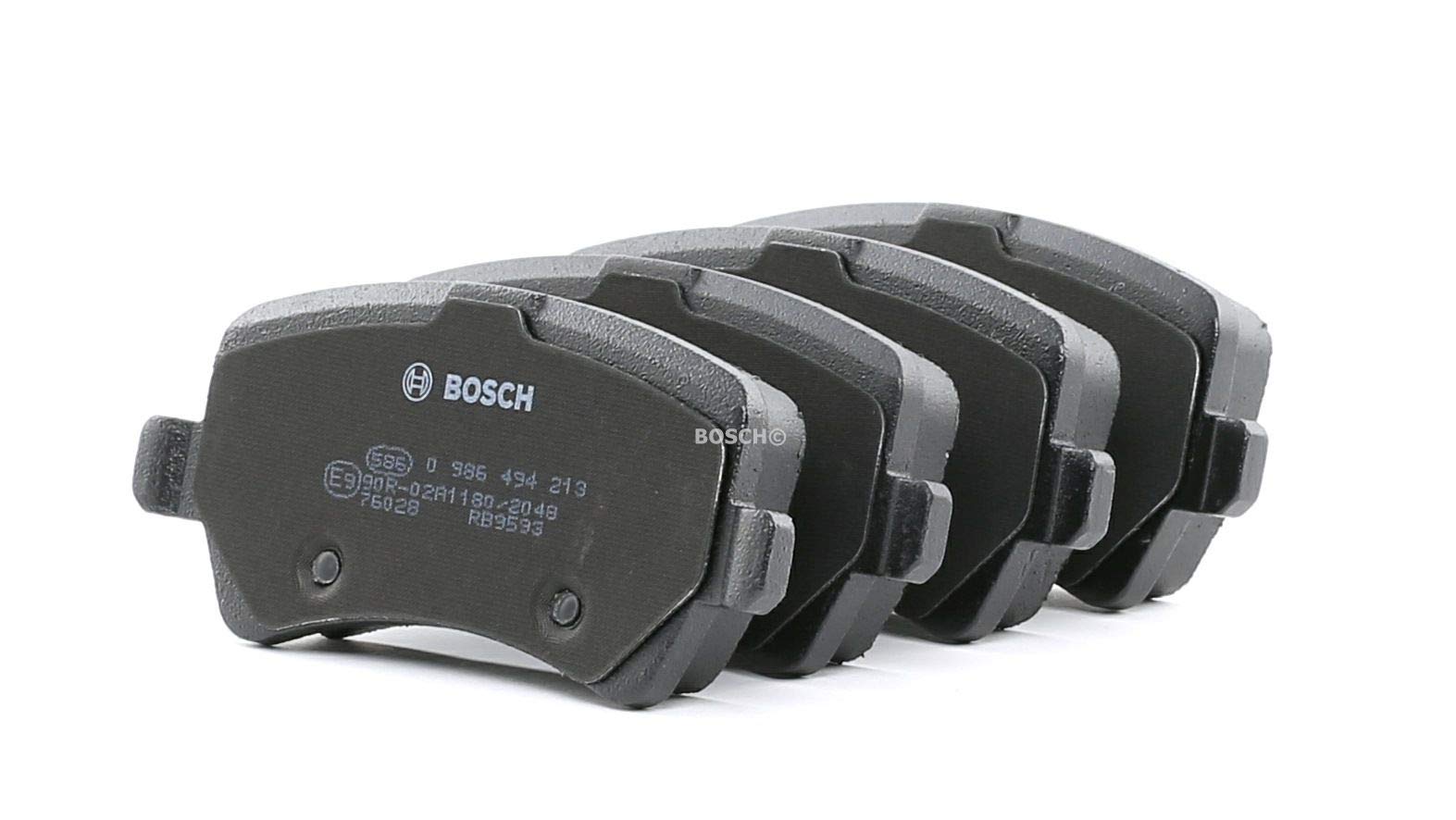 Bosch Bosch BP1149 - Brake Pads Car Rear Axle - Bosch Quality - Reduced Noise and Dust - ECE-R90 Certified - Copper-Free - 1 Set of 4