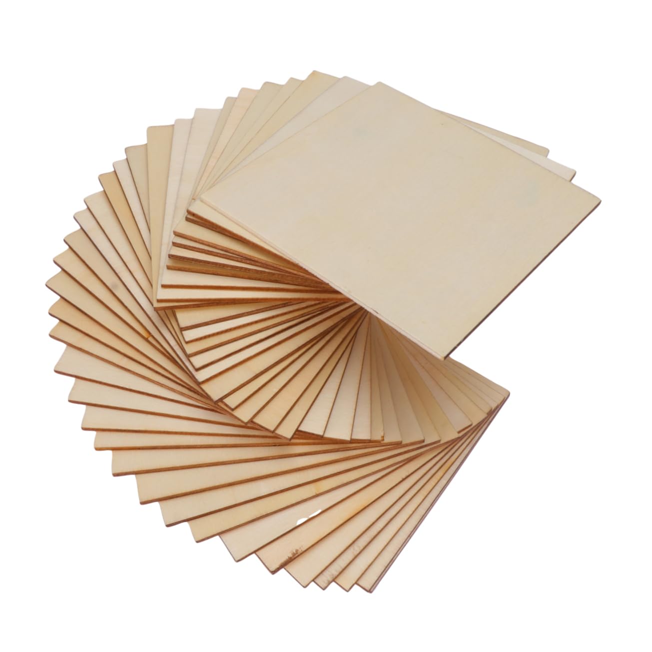 Tranches de bois rectangulaires SHINEOFI pour projets d'artisanat DIY, lot de 36 pièces