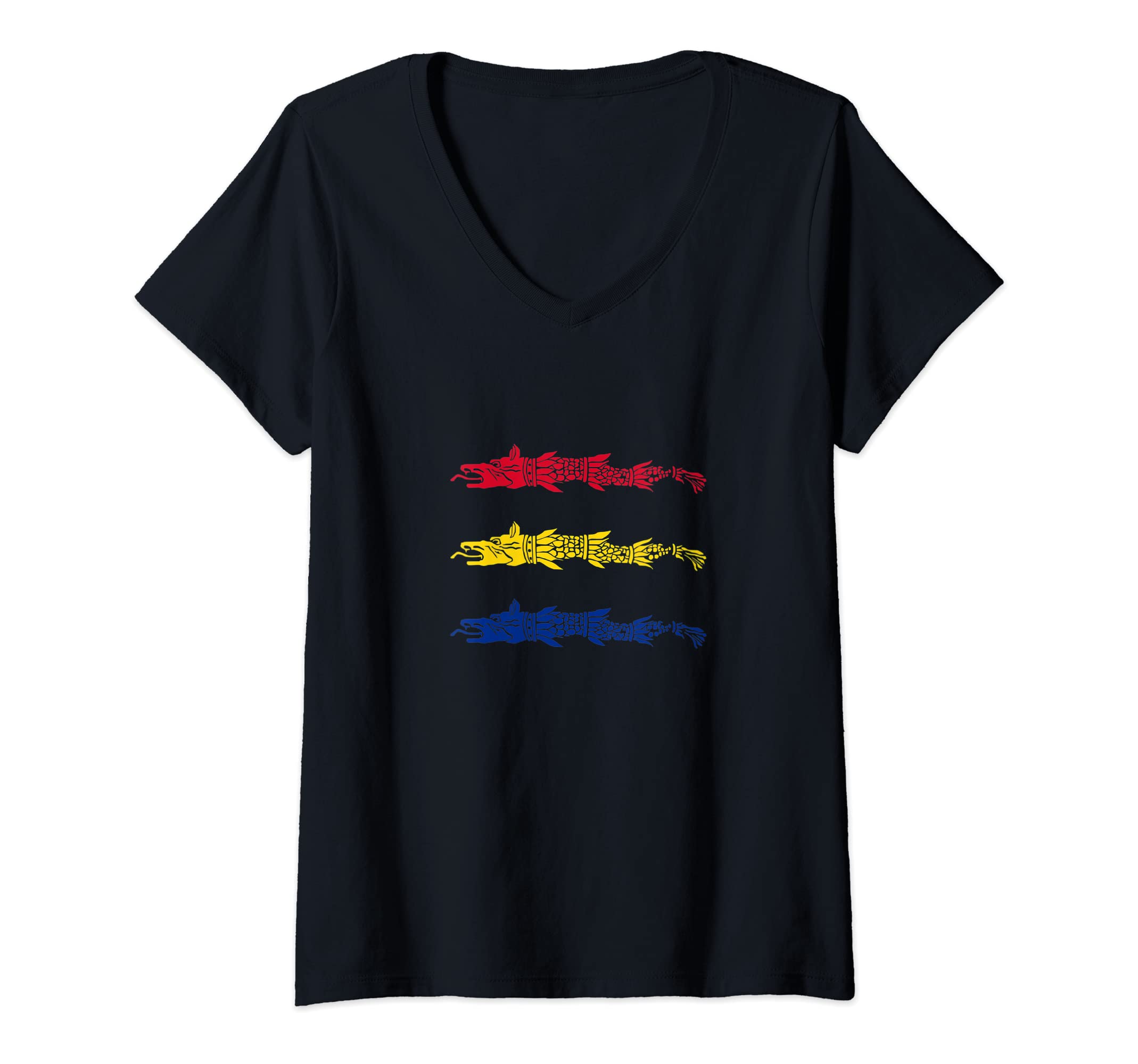 Womens Dacii Liberi V-Neck T-Shirt