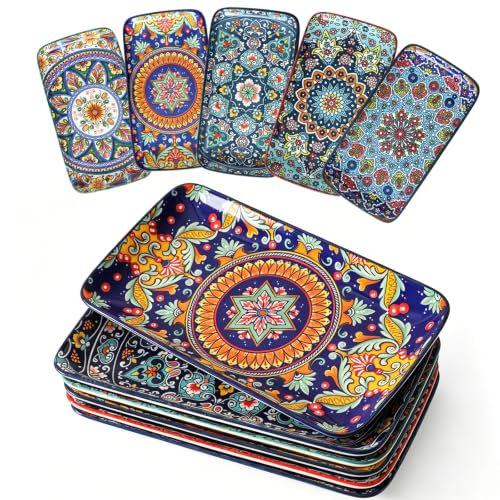 glowworm Appetizer Plates Set of 6, 8.5 Inch Dessert Plate for Party by glowworm - Used condition - US$27.29