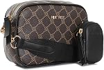 Nine West Women's Peaches Mini Camera Crossbody Crossbody, Brown/Black, Size O/S