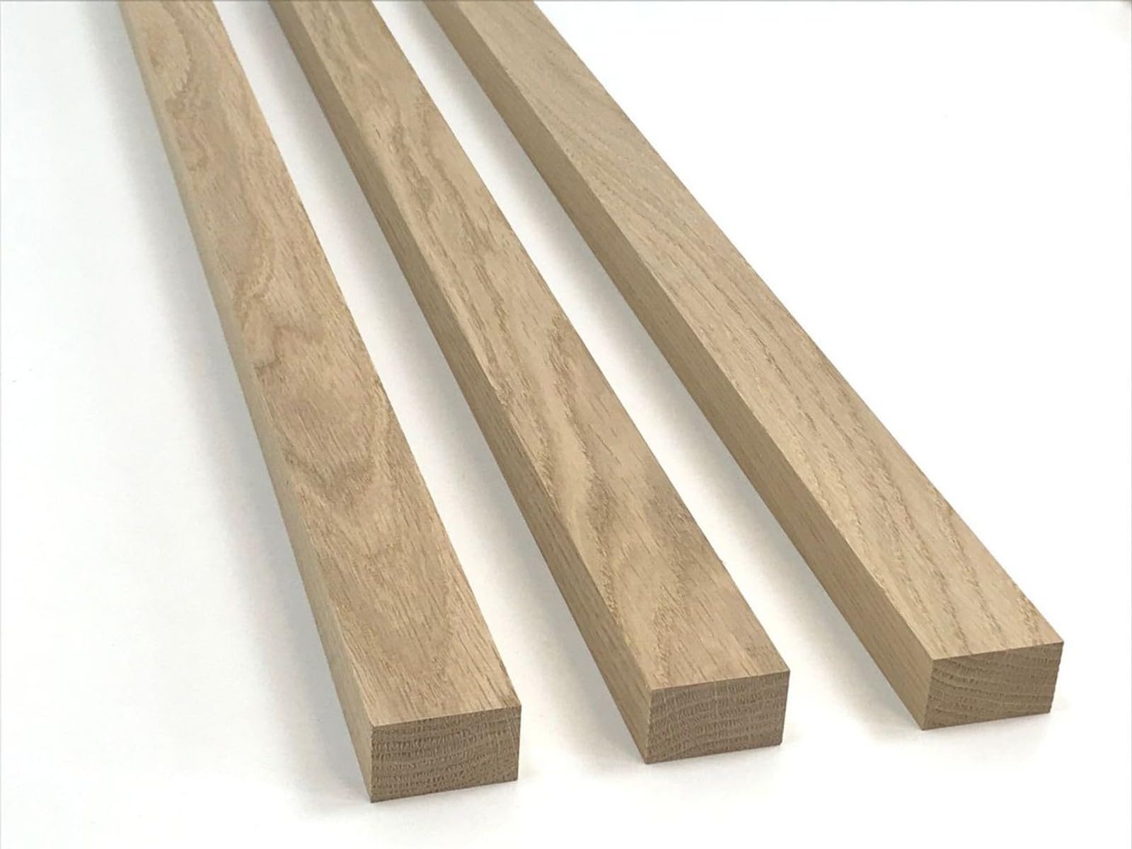 1 Stück Kantel Riegel gehobelt/Querschnitt 40 x 22mm aus Eiche massiv/diverse Längen 20-180 cm zur Auswahl/kammergetrocknet Massiv
