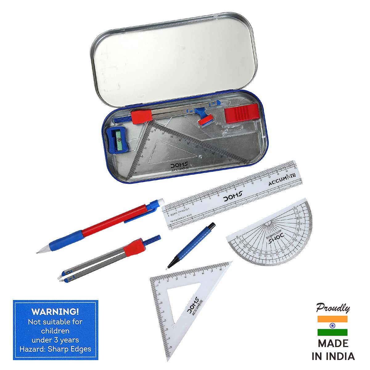 DOMS Accumate Mathematical Drawing Instrument Geometry Box - Image 5 thumbnail