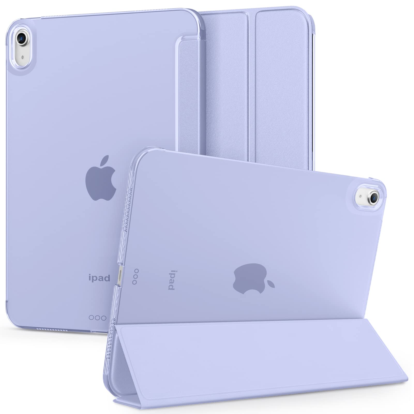 Bokeer for iPad 10th Generation Case 2022, Matte Frosted Shockproof Back [Anti-Fingerprint,Anti-Scratch,Support Touch ID,Auto Sleep/Wake,Camera Protection] for 10.9 Inch iPad-Blue Purple (B0BHYRNN8R) Amazon Price History, Amazon Price Tracker