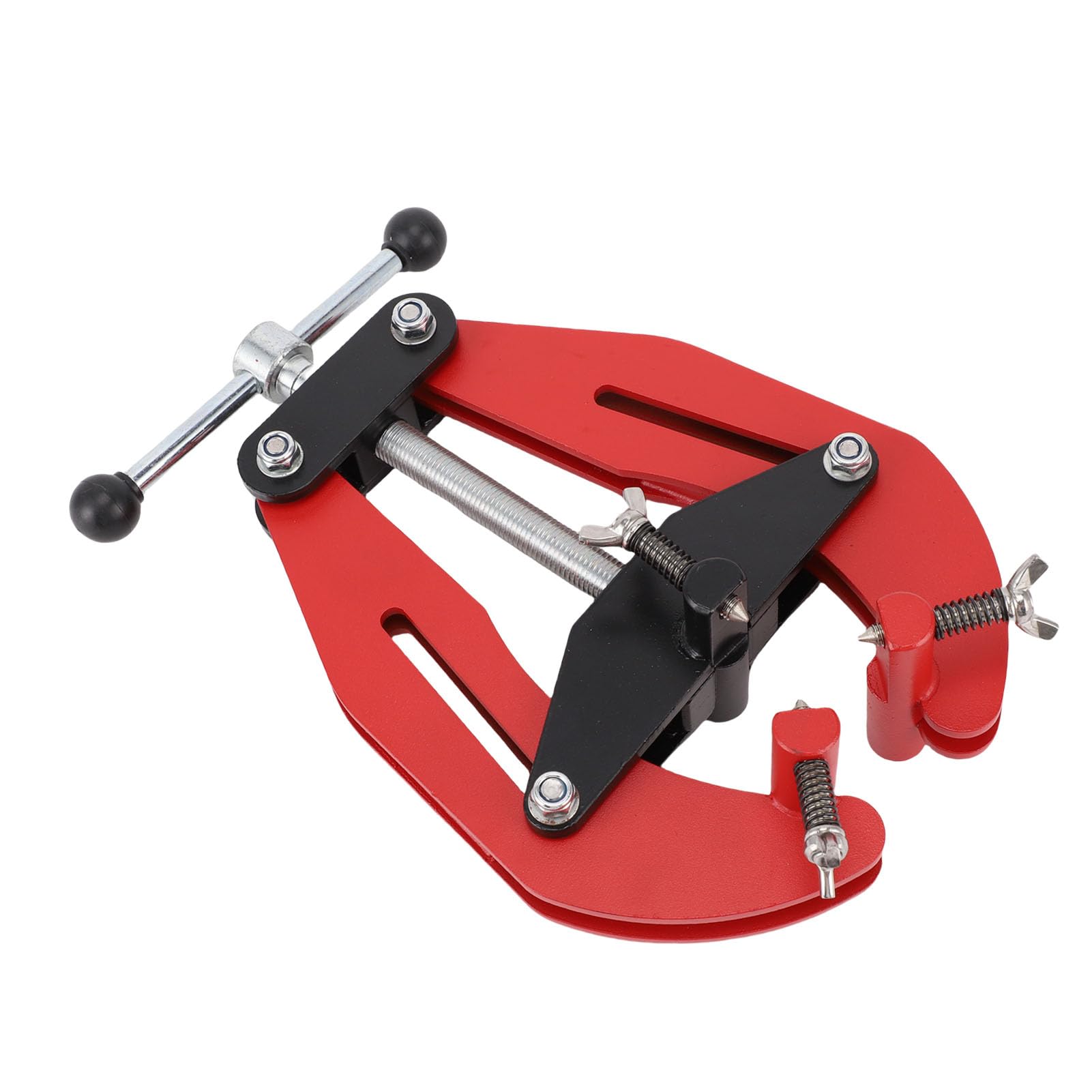 Walfront Abrazadera de Tubo de Soldadura Ajustable con Tornillos de Acción Rápida Diseño de Doble para Instalación de Accesorios de 2 a 6 Pulgadas Herramienta de Alineación de Tuberías