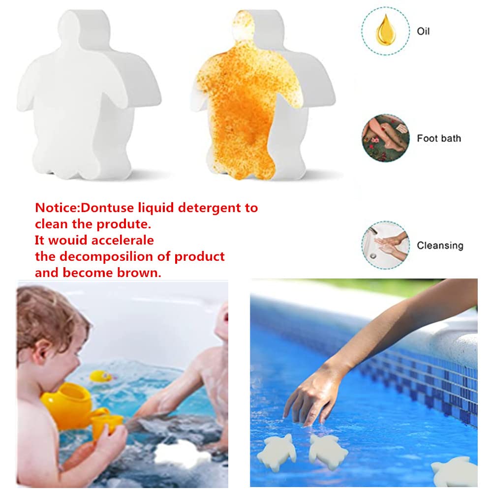 Lot De 4 Absorbeurs D'écume De Jacuzzi, Boules Flottantes D'absorption