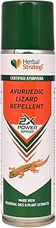 STRATEGI Herbal Ayurvedic Just Out Lizard Repellent 200 ML | 2X Power Aerosol Spray | Certified Ayurveda (Ayush)| Non-Toxic & Eco Friendly| No CFC