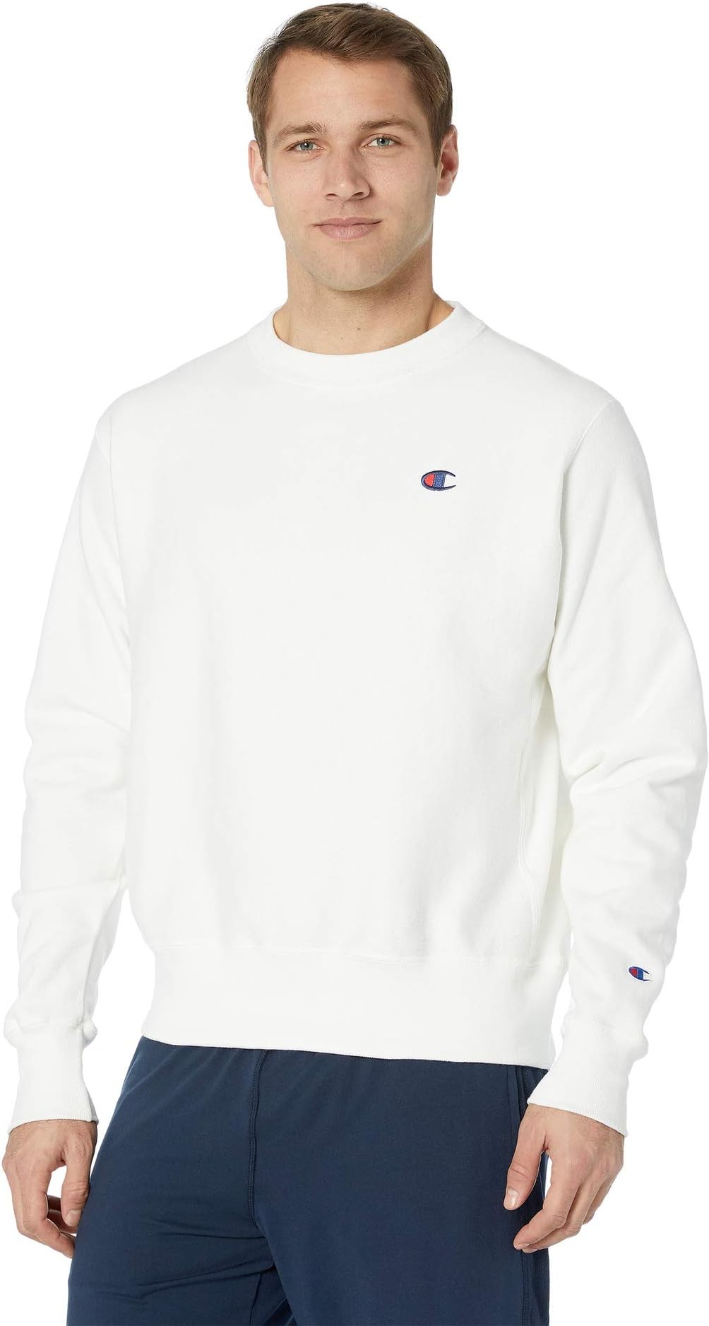 ChampionChampion Men's Crewneck Sweatshirt, Reverse Weave, Heavyweight Fleece Sweatshirt For Men