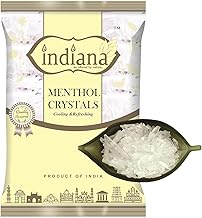 Indiana as offered by nature Mint Menthol Crystals Cooling & Refreshing|Cough, Inhalation, Diffuser & Headache (100Gm)