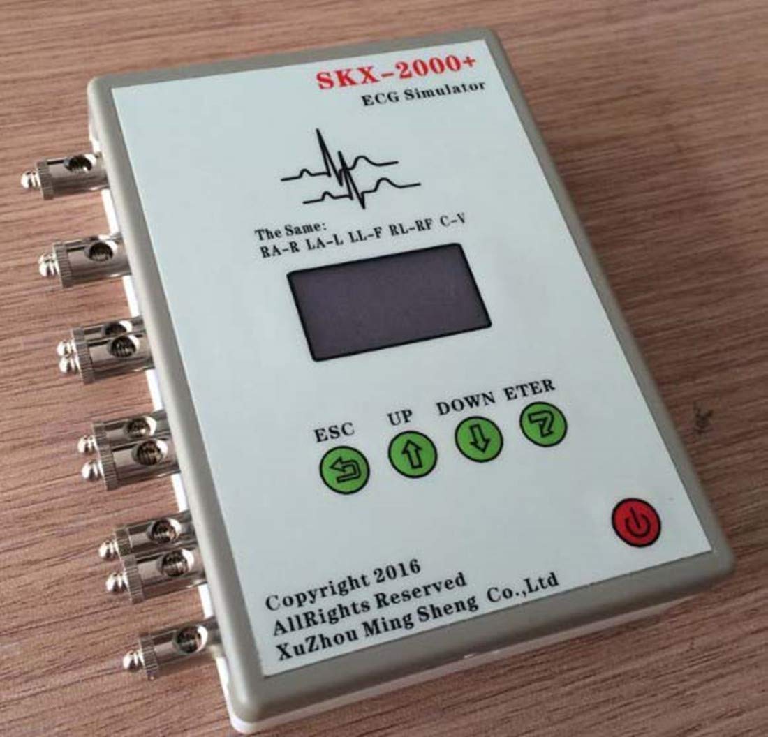 Tking Update OLED ECG Simulator ECG Signal Generator Waveform