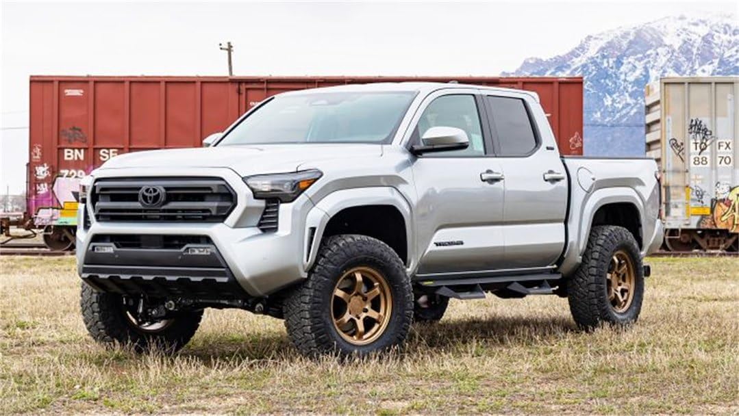 Lift Kit Suspension 2.5 Inch Front 1 Inch Rear Without Shocks Black Front Strut Rear Coil Spring Spacers