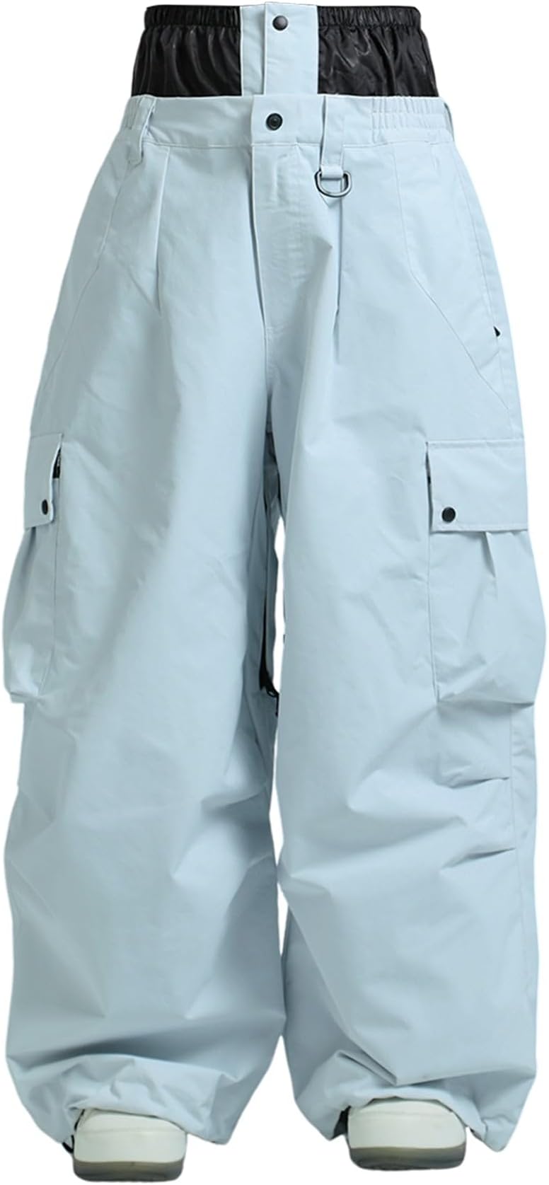 Men Women Baggy Snowboard Pants Snow Ski Pants Super Baggy Insulated Winterproof Waterproof Loose Fit Outdoor