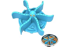 Slow Feeder Dog Bowls Octopus Silicone Slow Feeder Insert