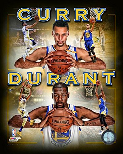 NBA Kevin Durant Stephen Curry Golden State Warriors Photo (8