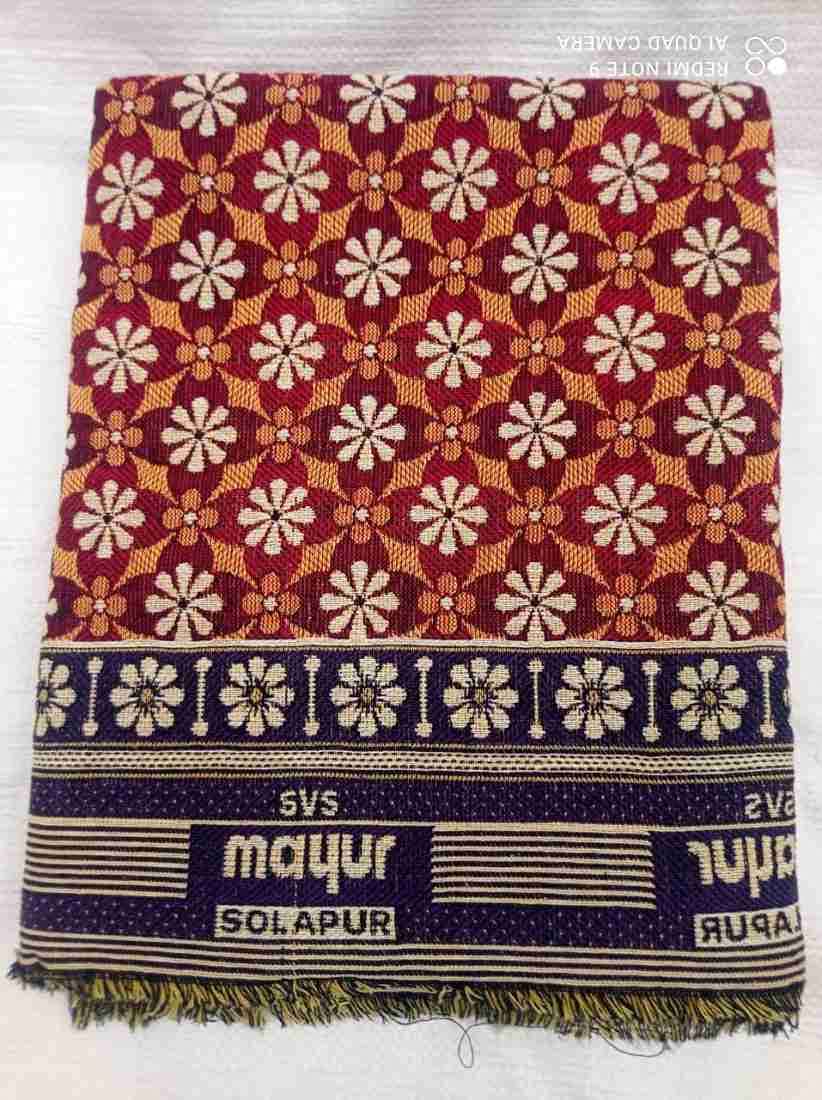 Mayur solapur Blanket chaddar Floral top Sheet bedsheet Blanket Pack of 1| TC - 250-image-24