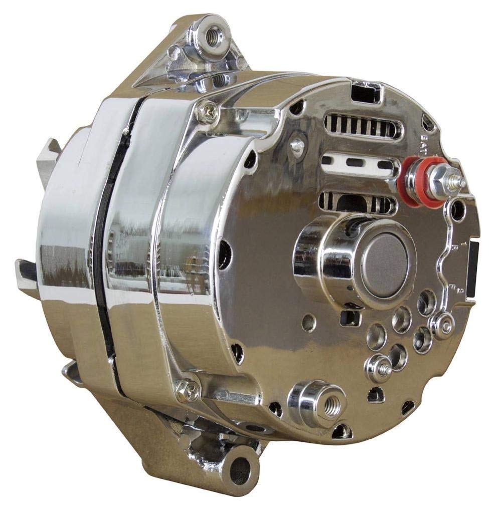 LActrical Chrome High Output 200 Amp Alternator for Chevy Holden BBC