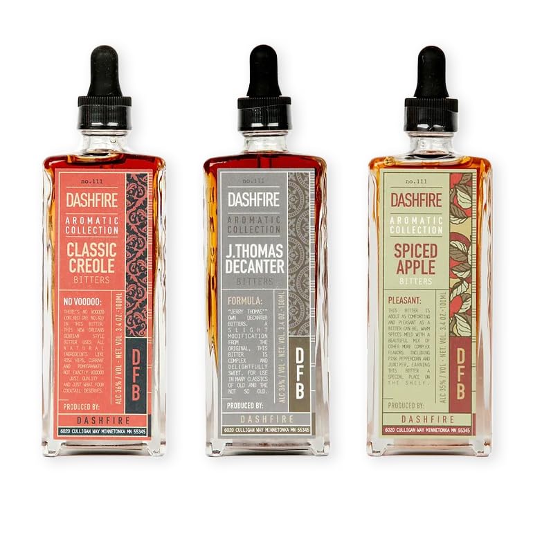Miniatura 4 de Dashfire Bitters Colección Vagabond #1  Vintage Orange No.1 Chai y Mole Bitters  Juego de 3 unidades