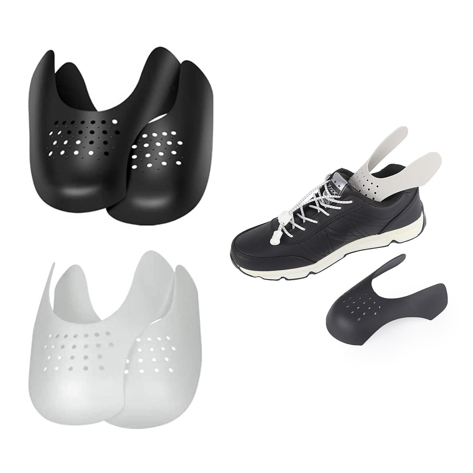 SEMINISMAR Protección antiarrugas para zapatos, protección contra pliegues de zapatos, protección contra pliegues de zapatos, protección contra torceduras, protección contra torceduras, protección
