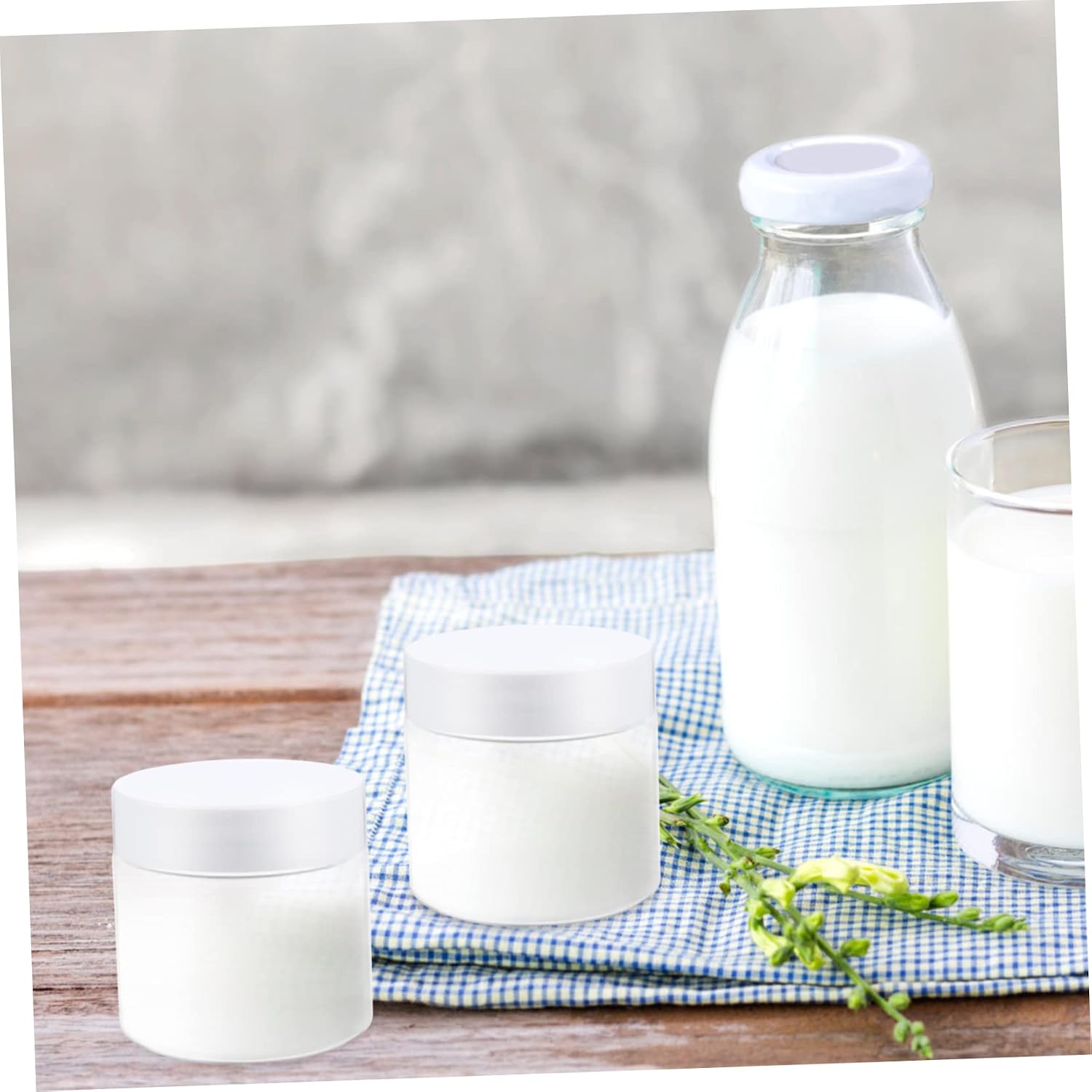 12pcs 60ml round Plastic Storage Jars with Lids Refillable image 4