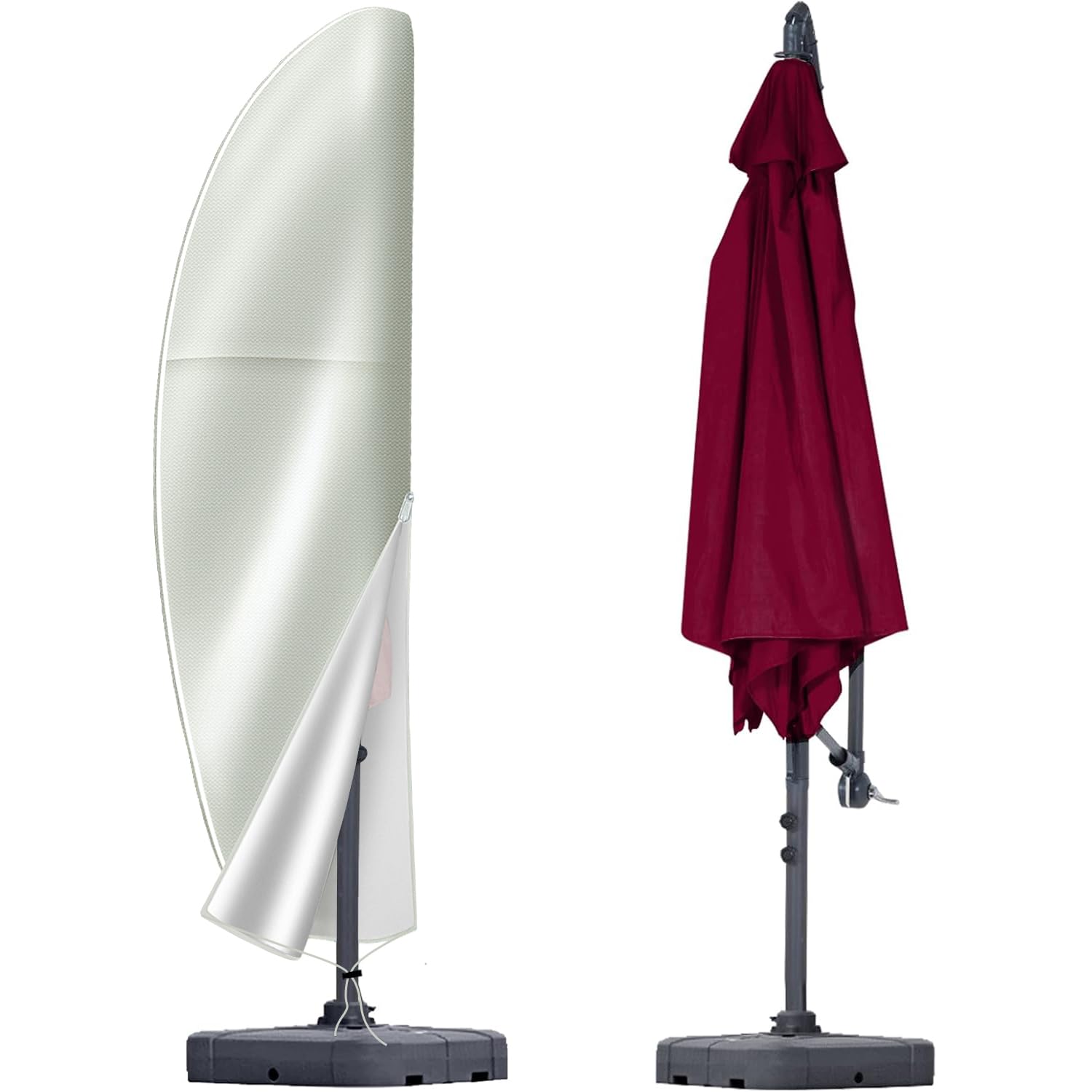 OKPOW Parasol Cover Waterproof for Garden Umbrella: Weatherproof All-Season — image 1