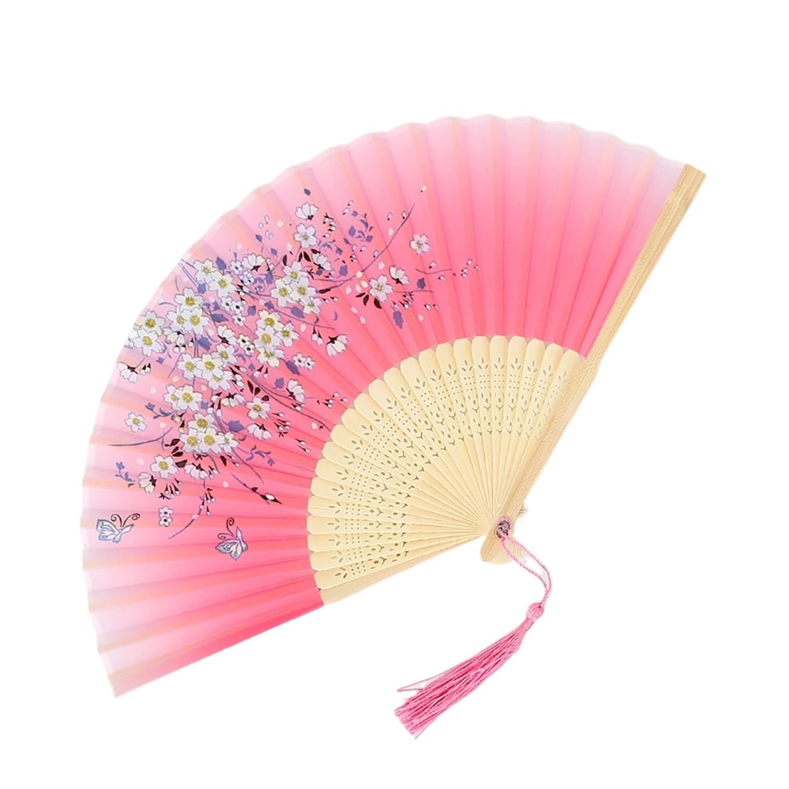 Dcuipg Color4 5Pcs Antique Folding Fan For Party