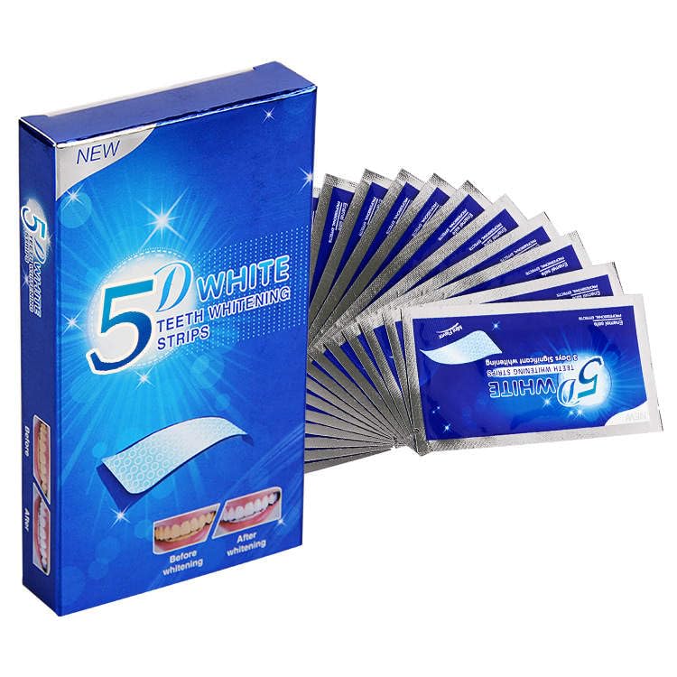 Teeth Whitening Strips – 14 Treatments (28 Strips), Enamel Safe, No Sensitivity, at-Home Teeth Whitening Kit for Coffee & Tea Stains