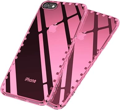 Amazon Co Jp Iphone 6s Plus ケースi Phone 6 Plus ケース ピンク クリア 耐衝撃 Tpu 透明 人気 薄型 メッキ加工 ソフトシェル 指紋防止 おしゃれ かわいい ストラップ シリコン 最軽量 スリム一体型 防塵 アイフォン 用 耐衝撃カバー ピンク K08 37 家電 カメラ