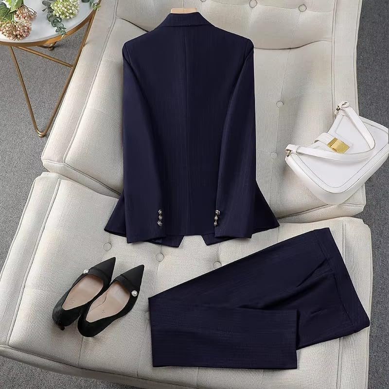 Women's Office Lady Suit Set Blazer Pants Business Work Outfit