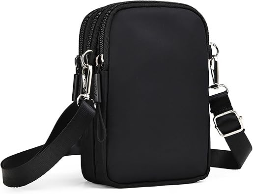 WITERY Waterproof Nylon Cute Crossbody Cell Phone Purse Smartphone Wallet Bag for Women