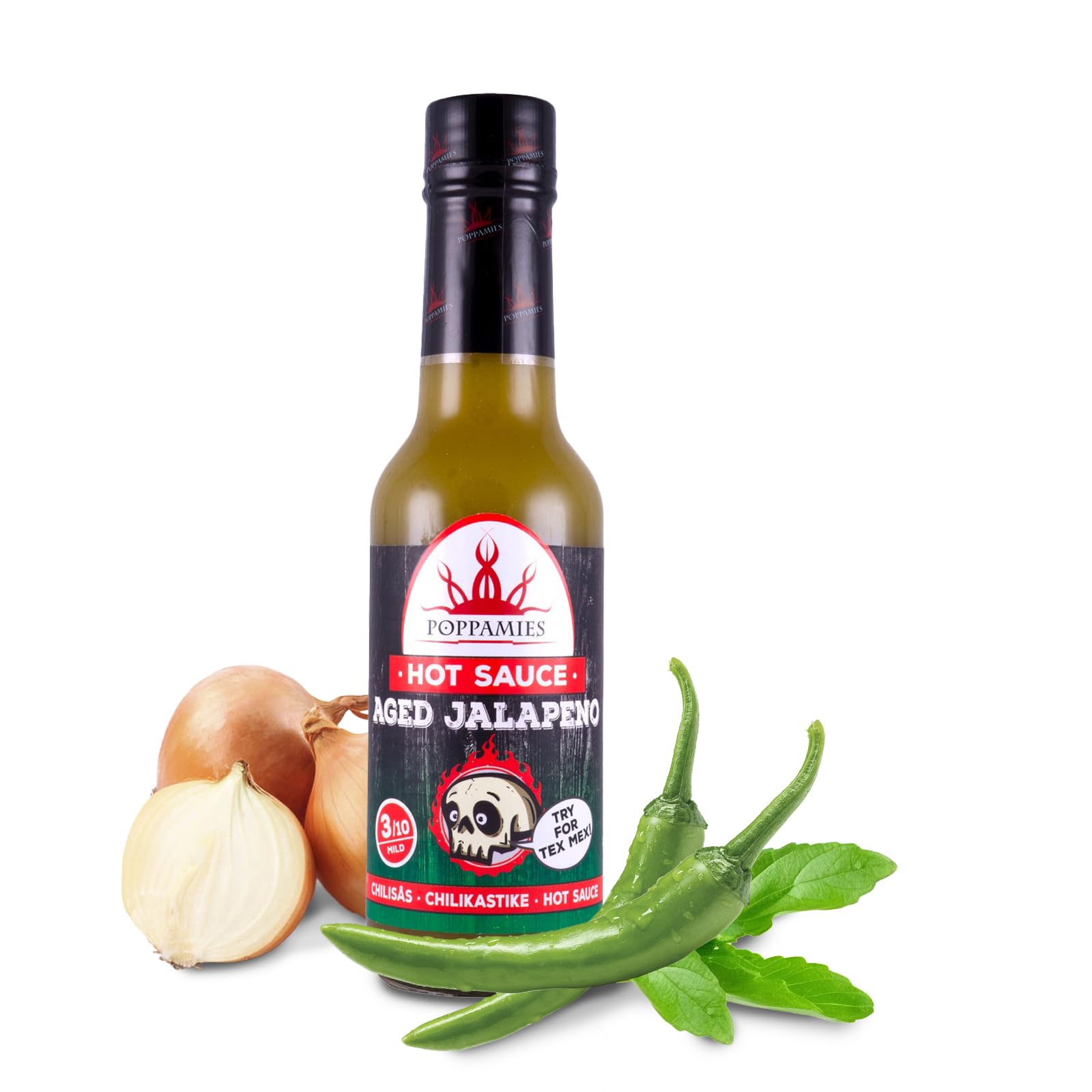 Poppamies Habanero Salsa Picante - Sin Gluten, Sin Lactosa, Vegana - Picante: 5/10-150ml — view 18
