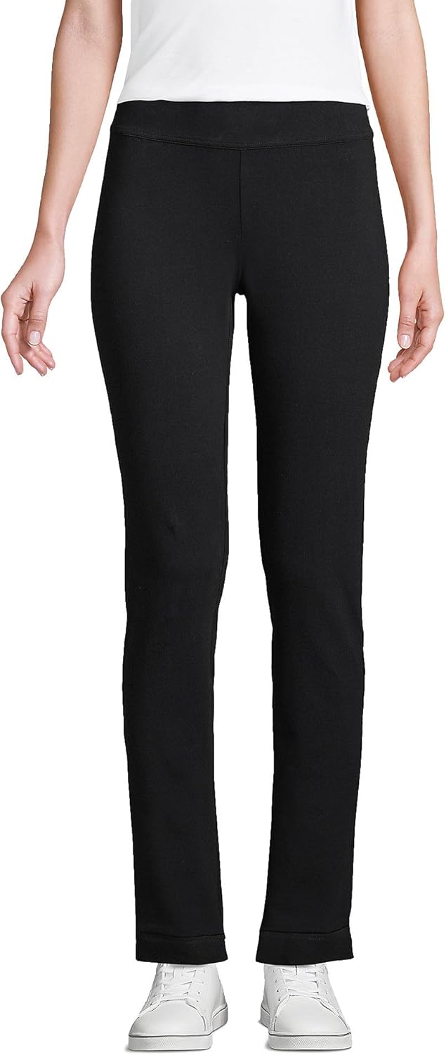 Lands' End Women's Starfish Mid Rise Slim Leg Pants