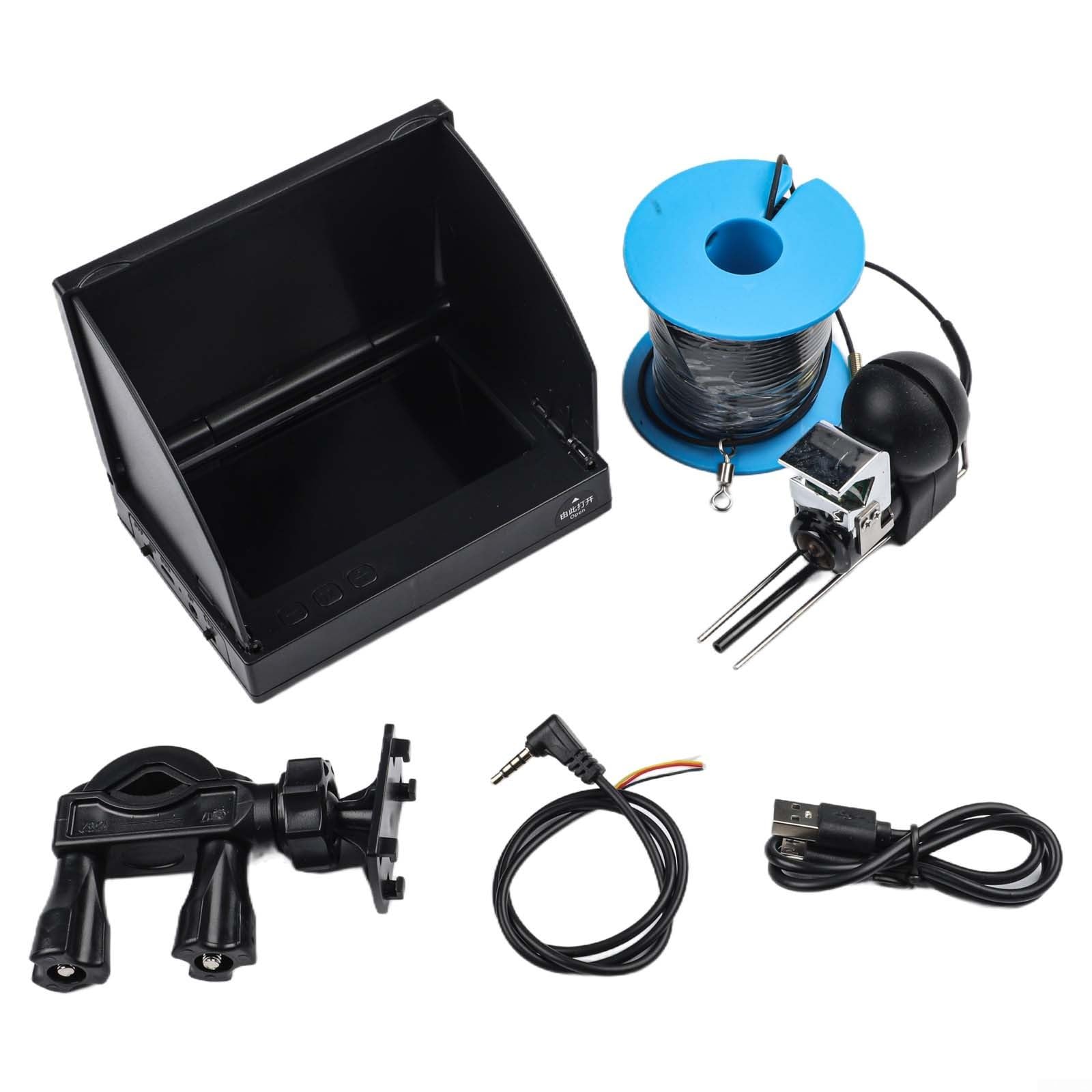 Buscador de peces con pantalla LCD de 4.3 pulgadas de alto brillo 2000NIT 220 grados FOV para uso en agua dulce y salada