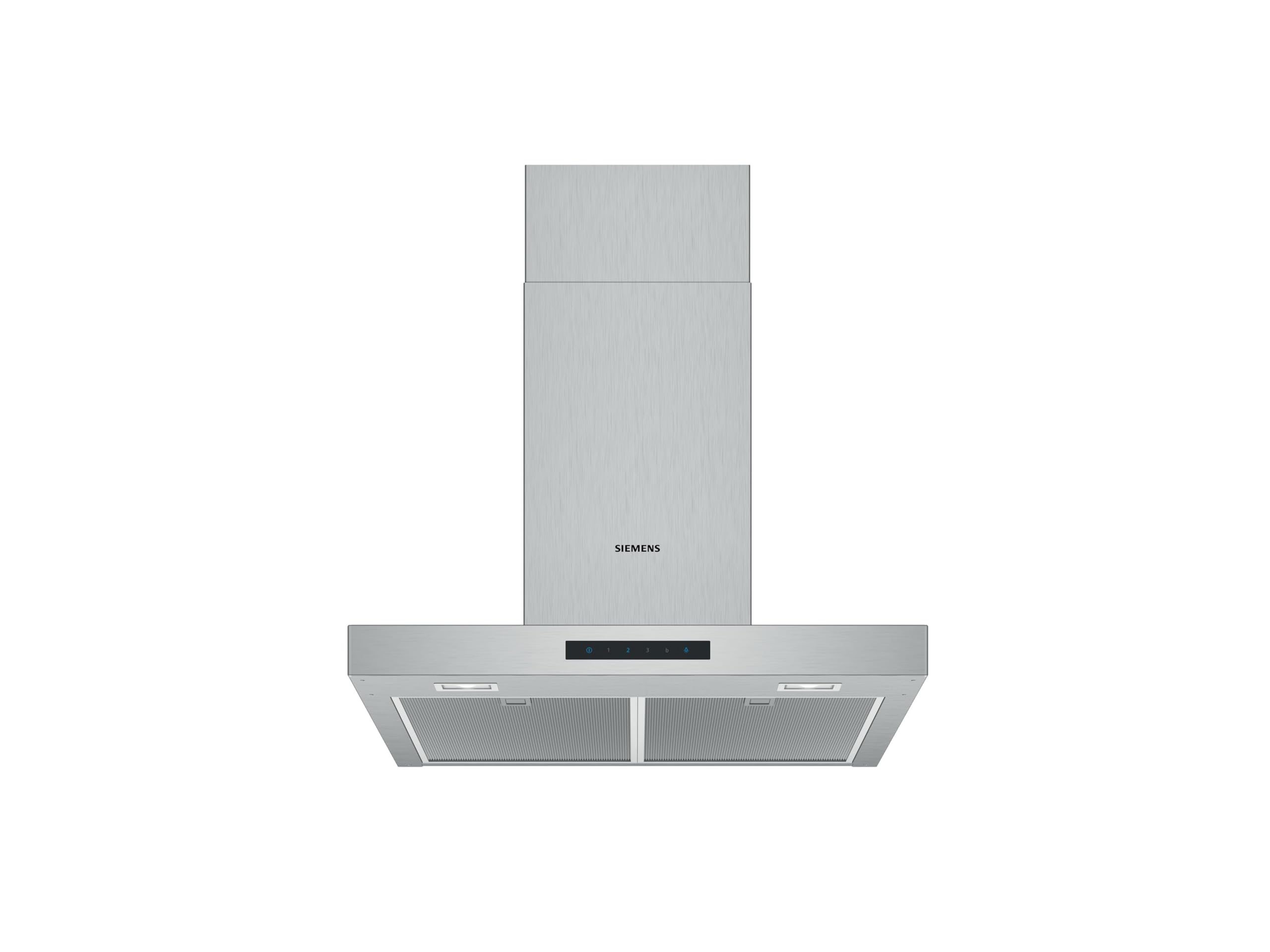 Siemens LC66BBM50 iQ300 Dunstabzugshaube / Wandhaube / 60 cm / LED-Beleuchtung / Extrem leise / Elektronische Steuerung / Metall-Fettfilter / Edelstahl