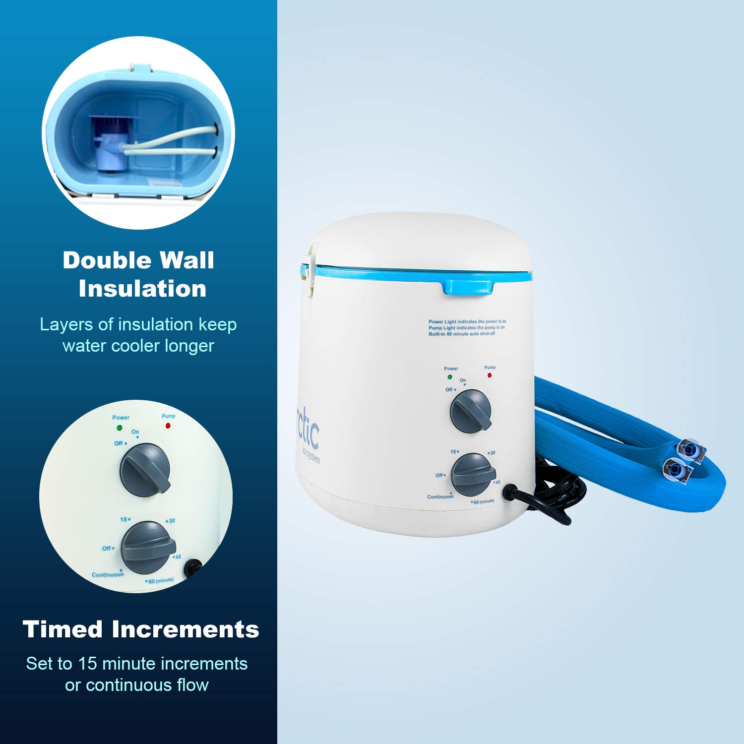 Cryotherapy Circulating Personal Cold Water Therapy Ice Machine by Arctic Ice with Universal