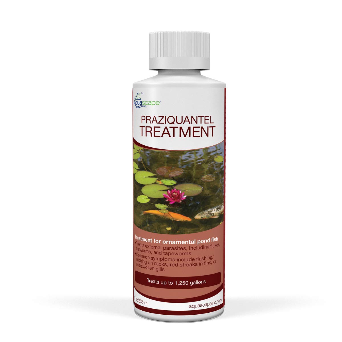 Aquascape 81041 Praziquantel Treatment for Pond Fish, 8 Ounces