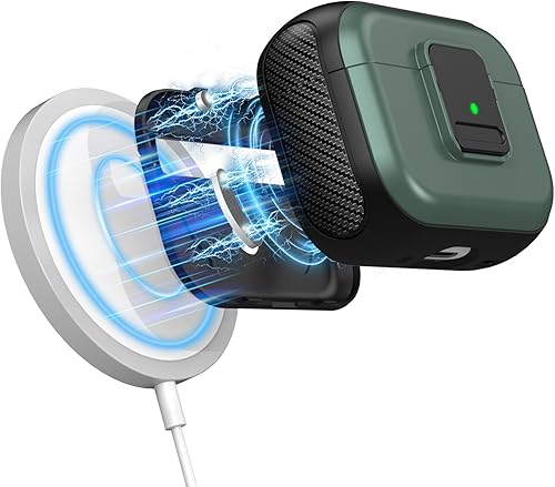 RFUNGUANGO para Airpods Pro de 2 generación (HaloLock), compatible con fundas Airpods Pro de 21 generación (202320222019), soporte de seguridad