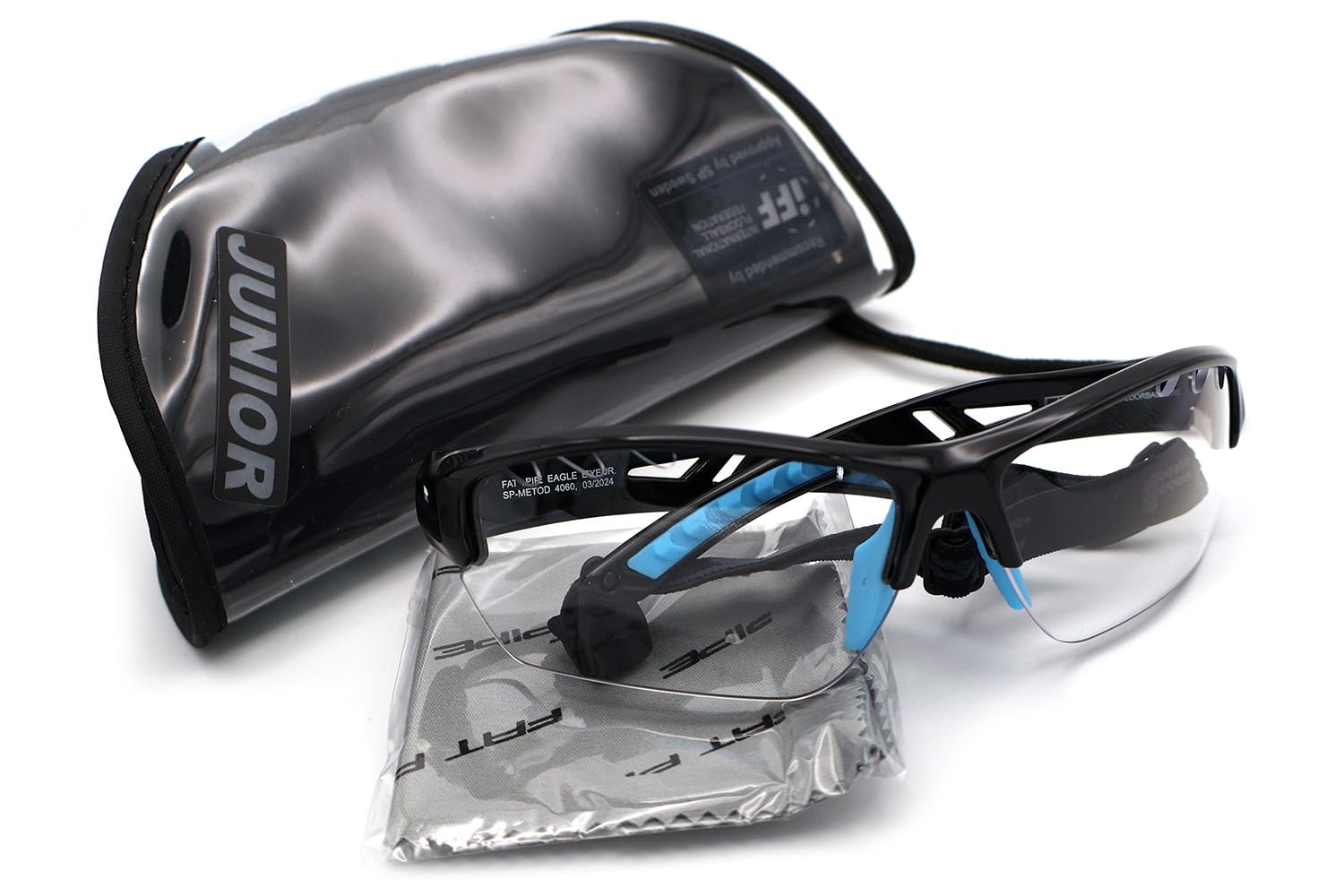 FAT PIPE Lunettes de protection Floorball & Unihockey Eagle Eye Junior | avec certificat IFF pour qualité contrôlée