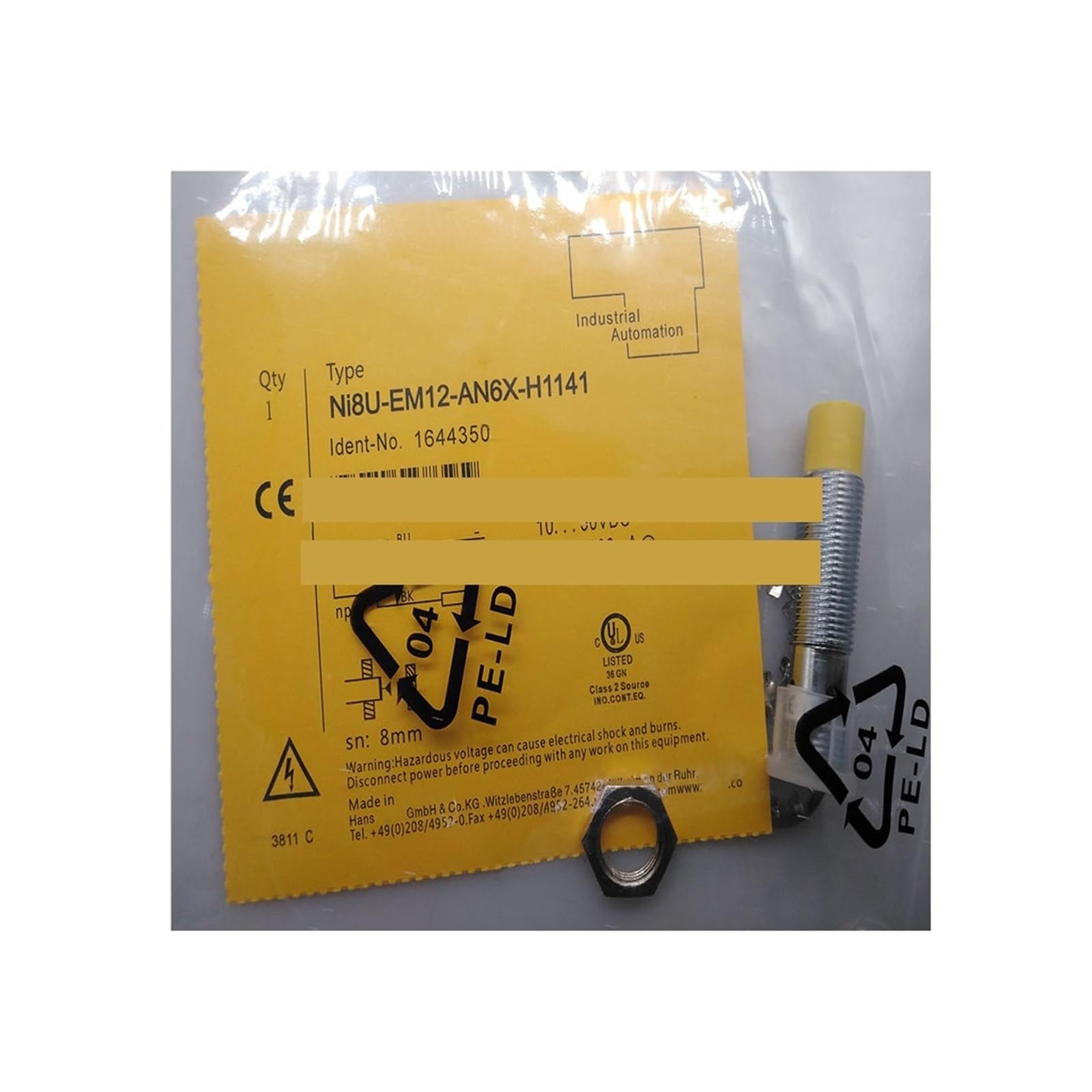 Capteur NI8U-EM12E-VP4X-H1141 à double configuration PNP NPN