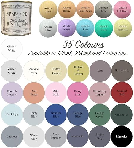 Miniatura 2 de Shabby Chic - Pintura de tiza para muebles Lujoso acabado de tiza para muebles y manualidades para decoración del hogar proyectos de bricolaje