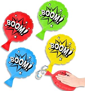 4 Pack 8" Whoopie Cushion for Kids, Large Whoopee Cushion Party Favor, Woopie Cushion Funny Prank Gag Novelty Trick Joke Gift and Gift and Toy for Kids Party Office Home（4pcs）