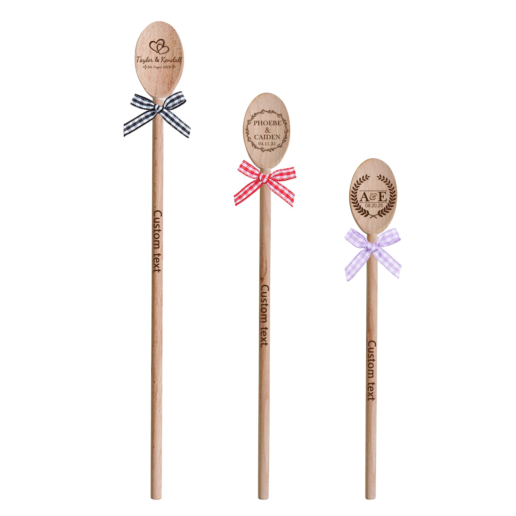Personalized Couple Name Wood Spoon The Perfect Mix Couple Spoon Ugly Funny Spoon Custom Wedding Spoon Keepsake Gift for Christmas Holiday Wedding Anniversary Portrait Spoon Your Name on Wood Spoon