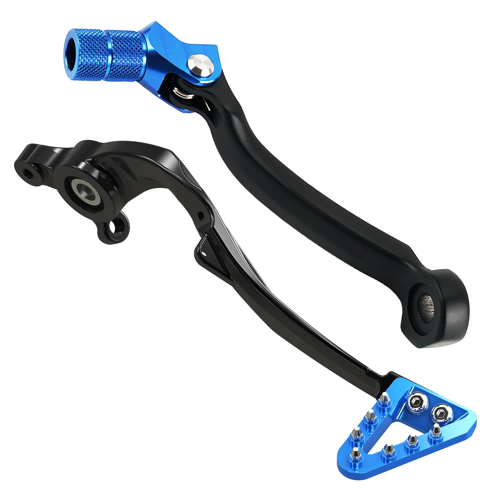 YSDOZMD Motorcycle Parts for EXC 300 250 XCW 2024 Adjustable Forged Aluminum Brake Pedal Lever Shift for Husqvarna TE for GasGas EC(Purple)