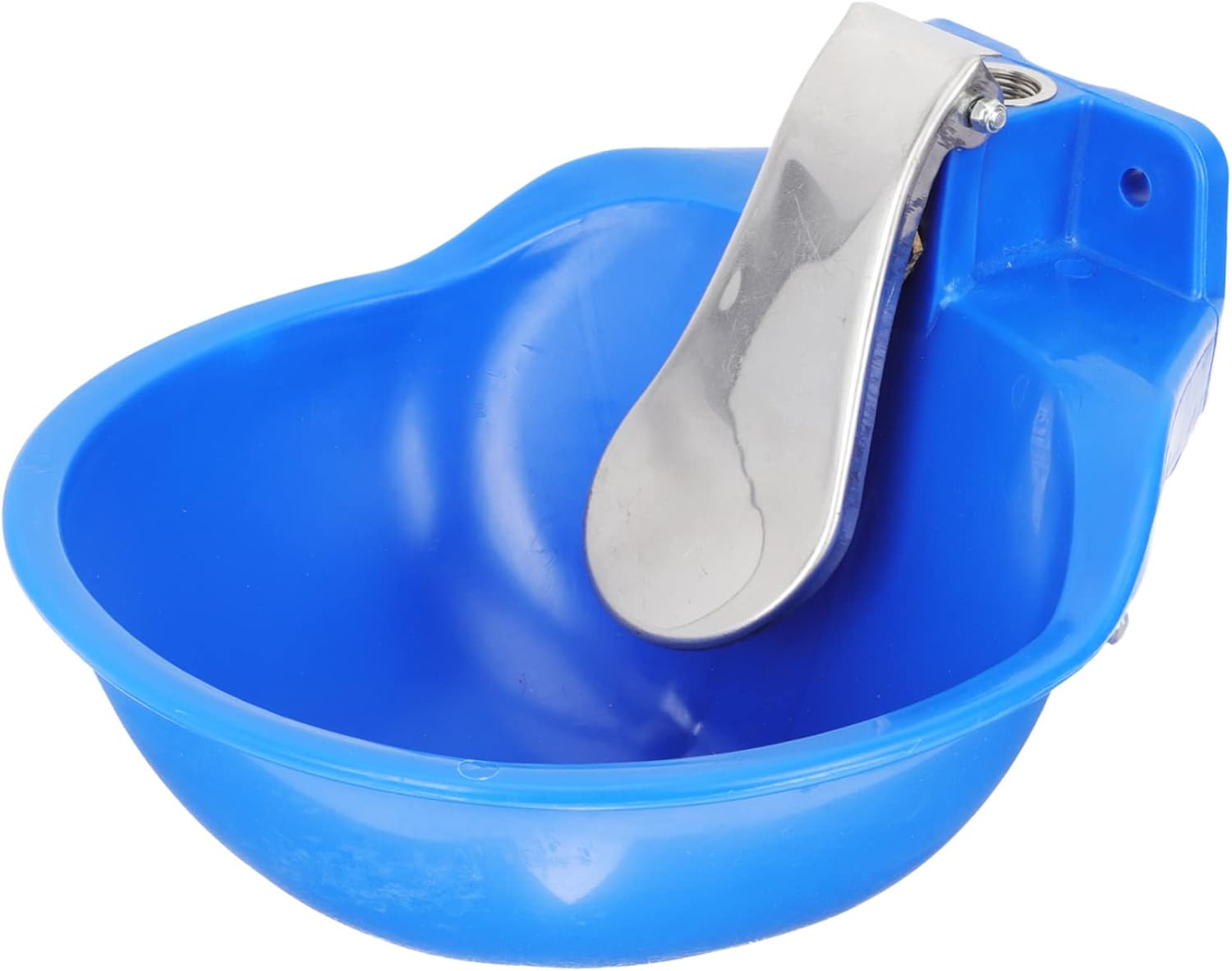 Toyvian Automatic Cow Watering Bowl Heavy Duty Cast Iron Feeder Stainless Steel Drinking Dispenser for Livestock for Farms and Large Poultry